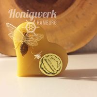 HONIGWERK HAMBURG | Bienenwachskerzen Bienen Wachs Kerzen Honig nat&uuml;rlich gesund gem&uuml;tlich regional nachhaltig